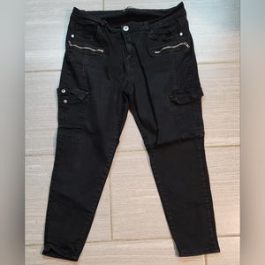 Sanpiper woman jeans Size 18 color Black with pockets on the side
